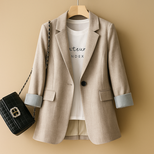 Montrel™ | Blazer léger à manches longues pour femmes